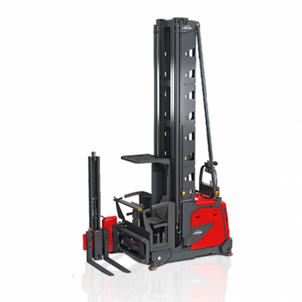 窄巷道三向叉式无人叉车劢微机器人agv叉车