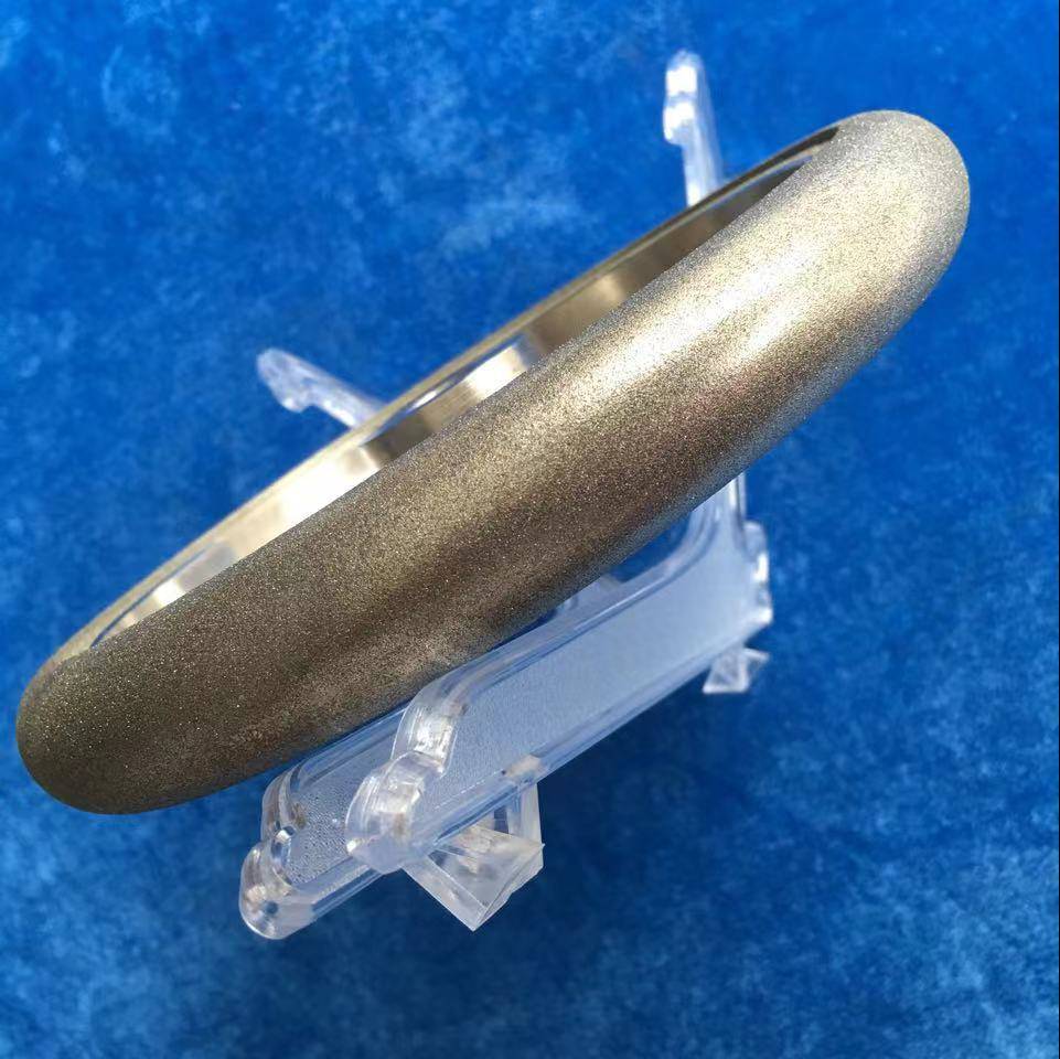 电铸砂轮电镀金刚石钻石砂轮cbn修整刀弧形滚轮cnc磨头可按