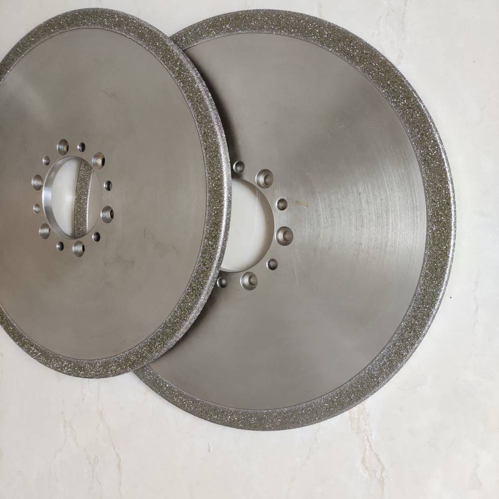 电镀金刚石砂轮25粒度铸铁打磨抛光砂轮自动机打磨砂轮支持定制