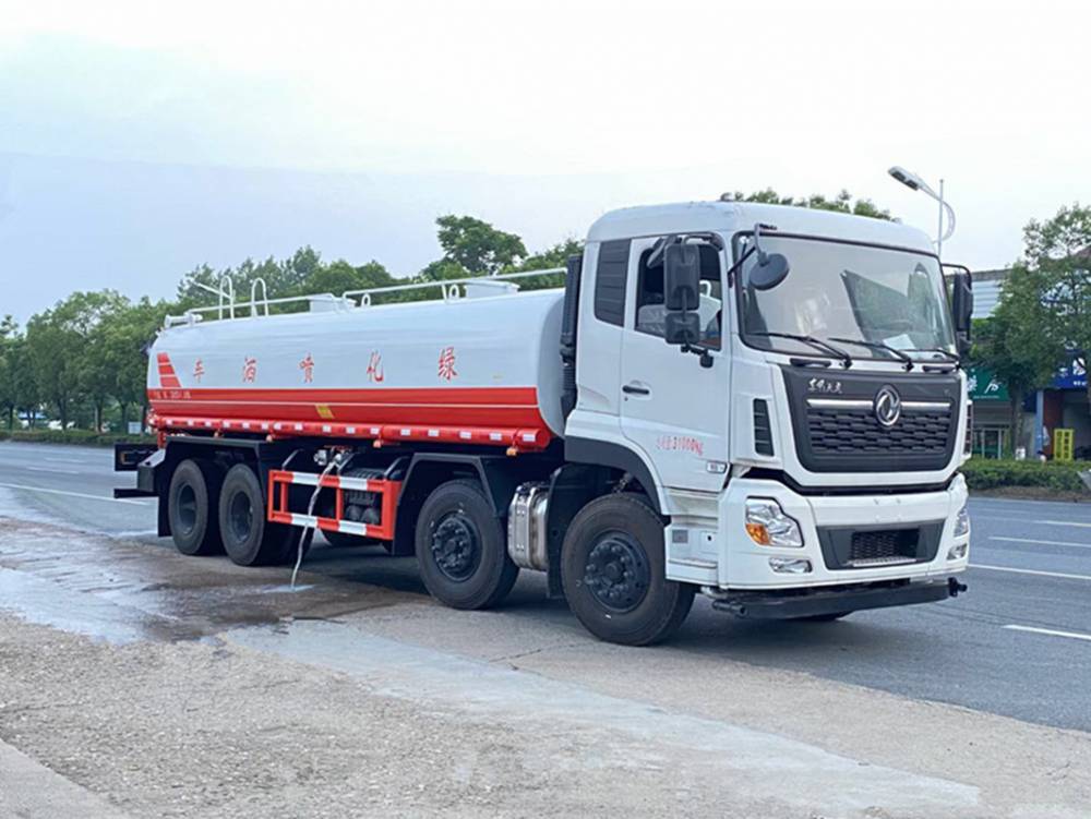 东风天龙25吨喷洒车东风天龙前四后八洒水车前四后八水罐车