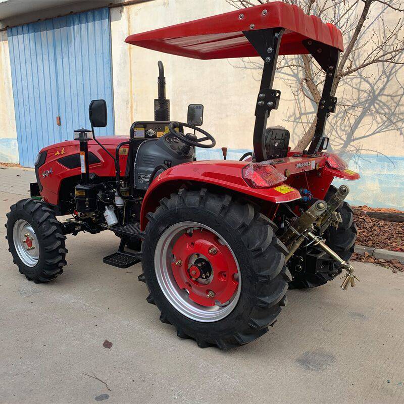 梯田种菜多用四驱拖拉机省油四轮拖拉机前后配重大马力拖拉机