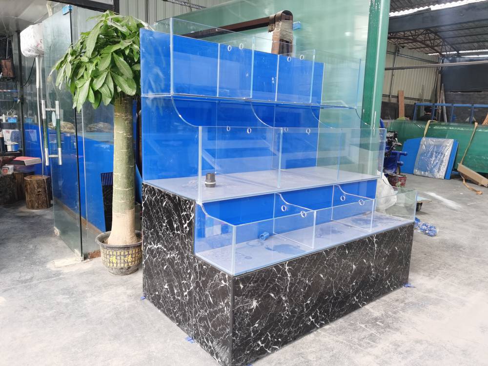 樟木头镇维多利商业大道超白玻璃鱼缸厂家批发商广州番禺地区定制大型