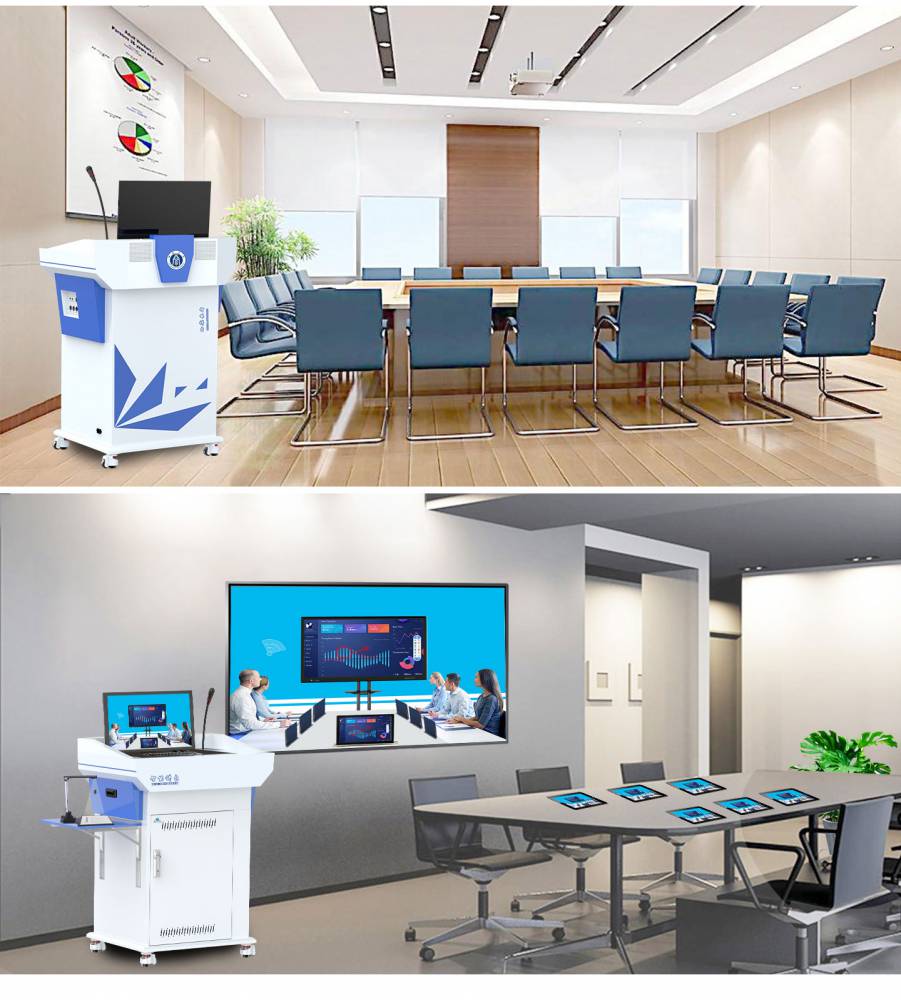 际庆科技智能讲台jt23e智慧课堂多媒体互动讲台会议发言台演讲台