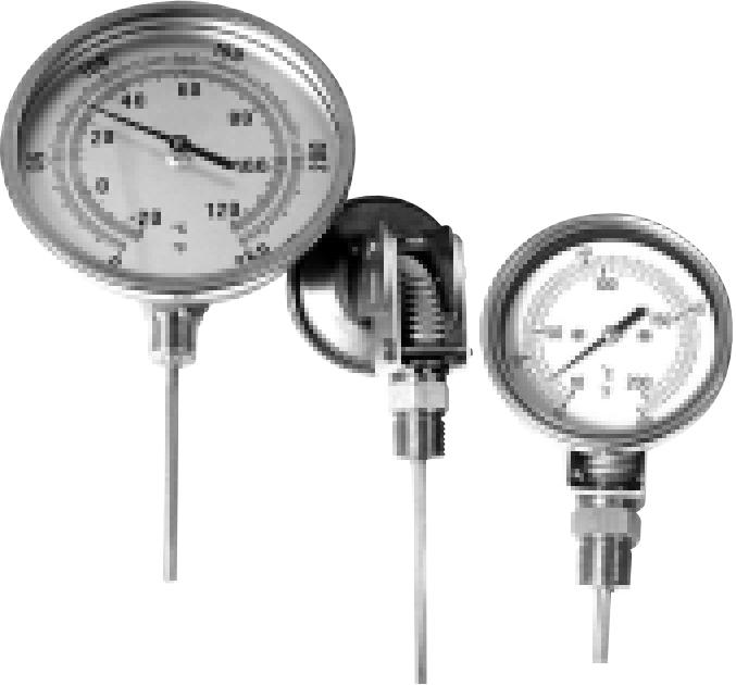 北京布莱迪bld径向双金属温度计wssf611不锈钢材质北京原厂质量可靠