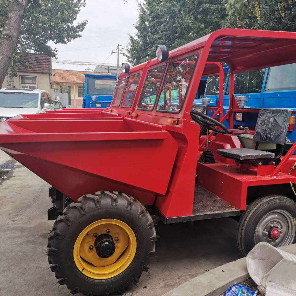 生活小区用fc10四轮蹦蹦车前卸式多用途四轮蹦蹦车运输混凝土四轮