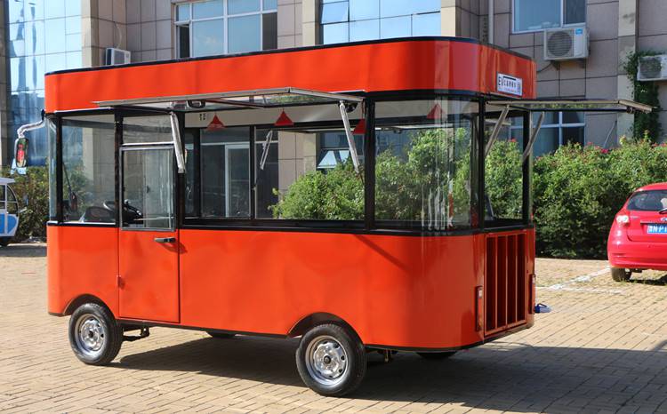 新能源电动移动餐车-蓬莱移动电动餐车-亿品香餐车生产基地