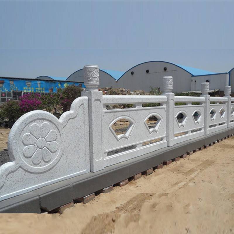 香港房山 汉白玉石栏杆 景区广场汉白玉石栏板 石雕栏板加工厂家