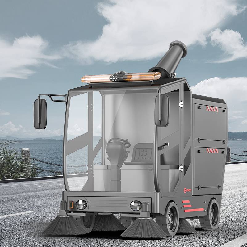 扬子高压雾炮除尘消毒驾驶式扫地机s16物业道路大型扫地车清扫车