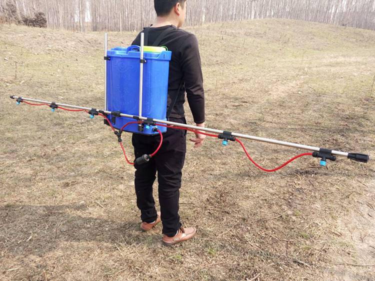 【批发供应20l农药喷雾器 电动支架型打药机 8喷头农田除虫机】图片