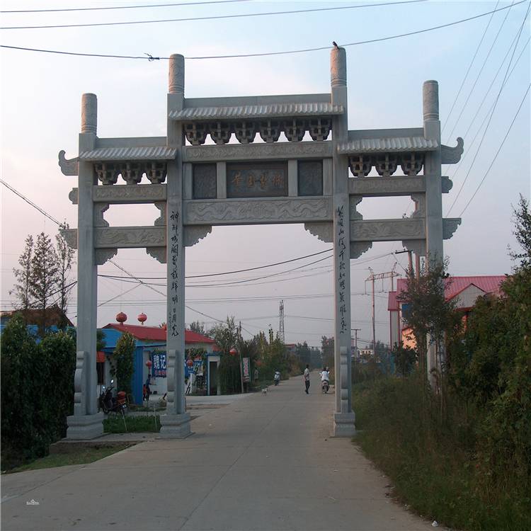 青海省玉树大理石牌楼定制规格
