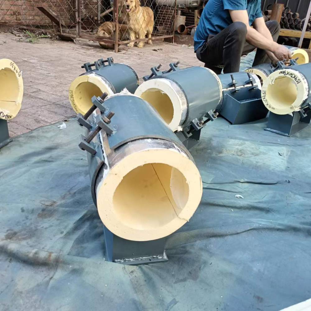 佰誉牌dn600聚氨酯保温管托,化工管道隔热管托规格齐全