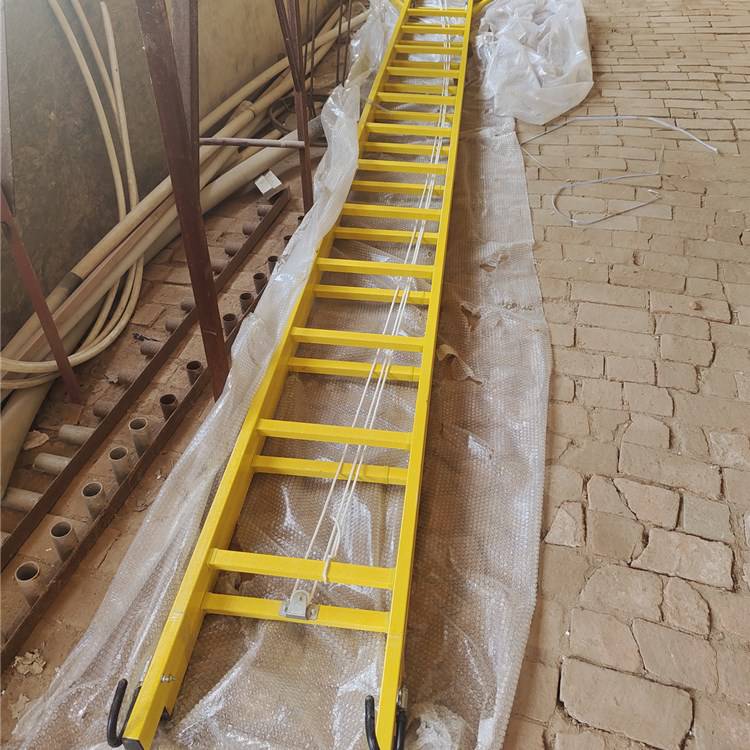伸缩升降梯消防带钩式单梯8米伸缩绝缘玻璃钢直梯