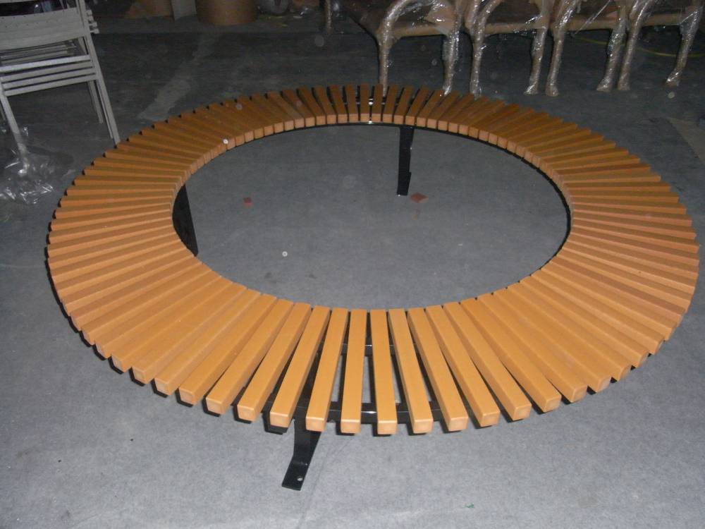 天鑫园林户外圆形树池坐凳塑木圆形树池坐凳景区圆形树池坐凳