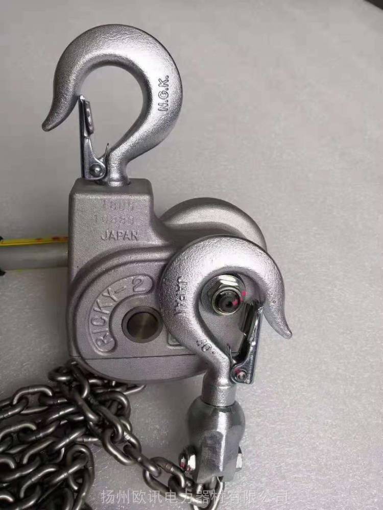 铝合金链条手扳葫芦3tx3m环链葫芦ricky链条式棘轮紧线器ngk铝合金紧