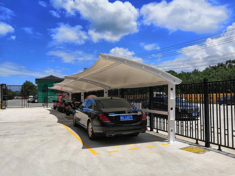 西城汽车充电桩遮雨棚户外汽车简易车棚耐风吹雨打
