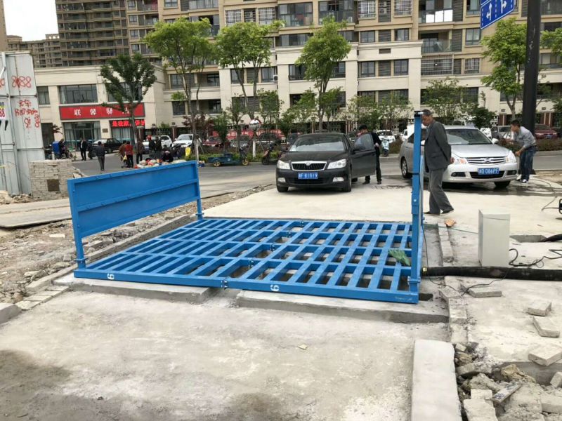 龙门式工程洗车机：结构与作业方法