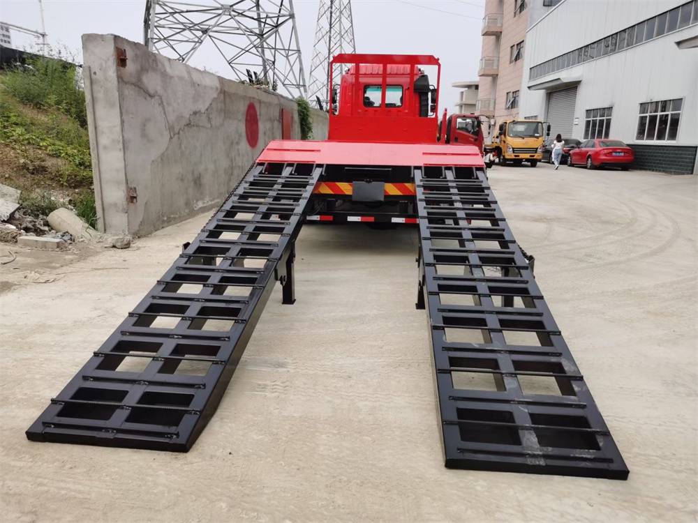 无锡拉挖机托板车售价解放j6板车配置参数