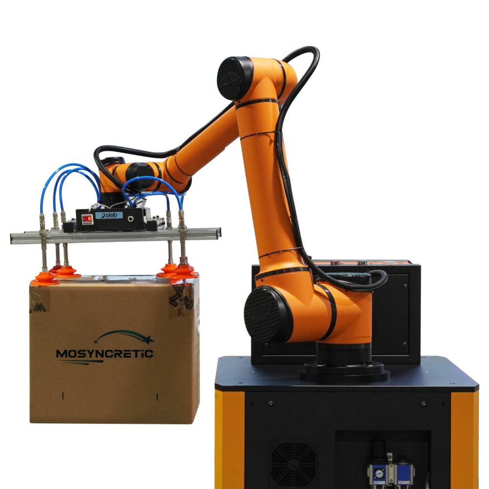 遨博协作aubo小型码垛机器人占地面积小小负载可挪动轻型灵活安全防碰