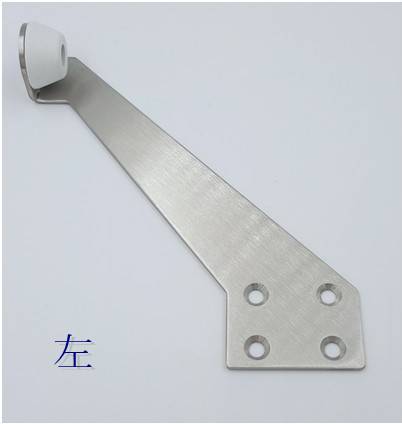 90度门限位器卫生间房门门304不锈钢加长门顶门碰防撞缓冲橡胶