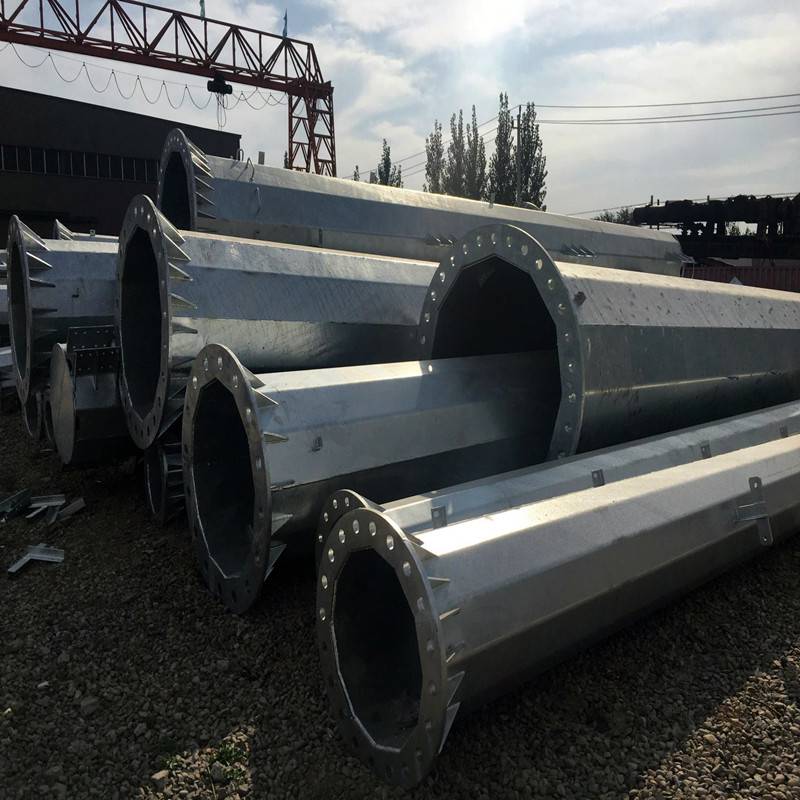 商家直营电线杆10kv终端电杆钢杆规格