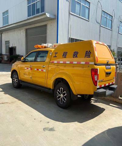 江铃四驱皮卡工程抢修车应急抗洪排涝救援车