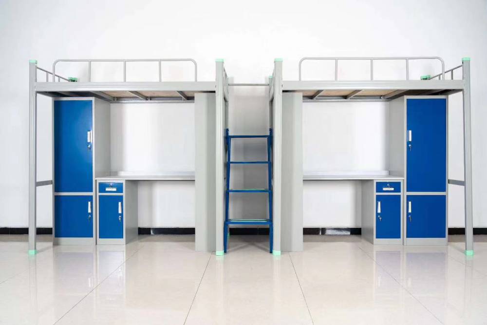 河池巴马双人铁架床SF员工宿舍高低床支持安装