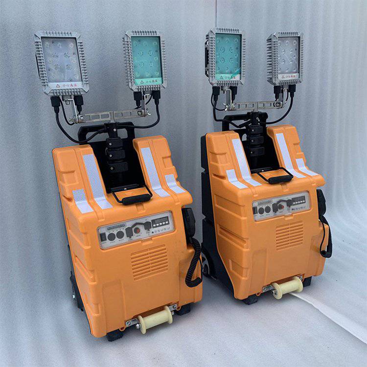 便携背负式led灯多功能移动照明系统夜间抢修搜救灯探照灯