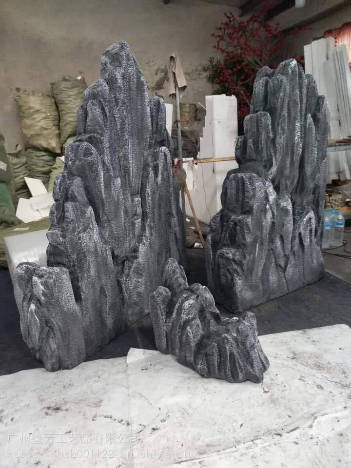 供应广州雕塑泡沫雪山舞台展示装饰雕塑