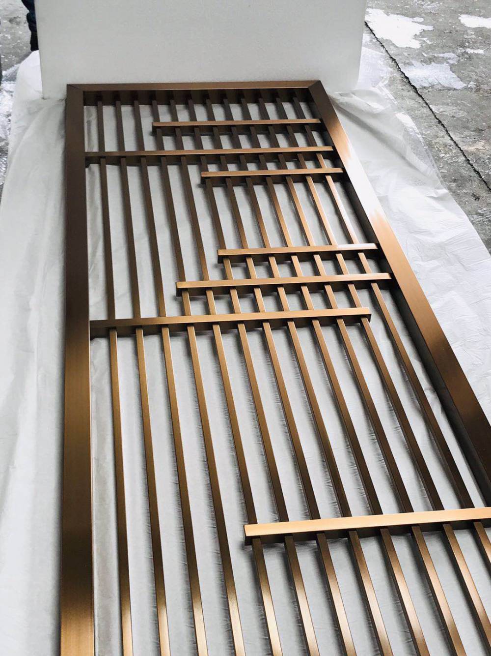 福建厦门不锈钢焊接屏风加工 来图定制安装 福建厦门户外金属屏风