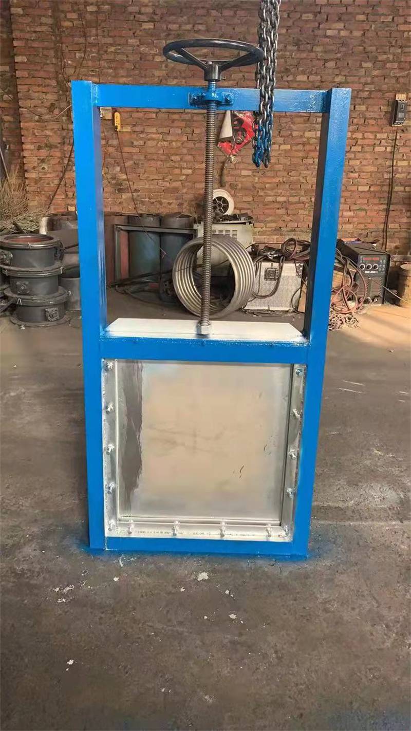 手动平板闸门插板阀卸料闸板阀