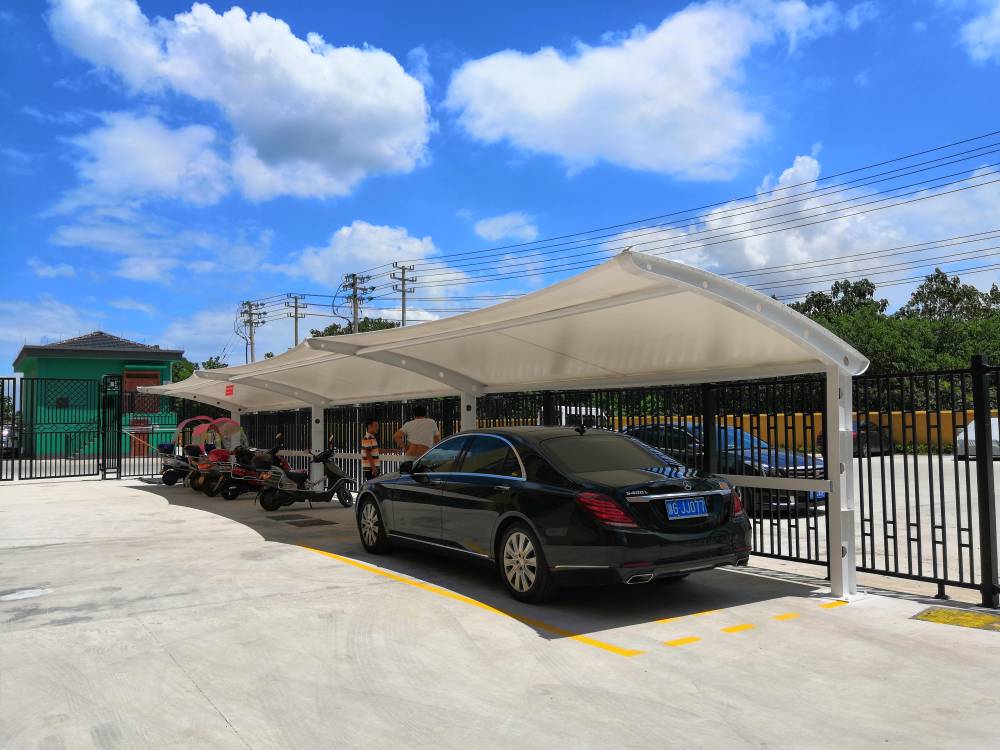 南昌膜结构景观遮雨棚厂家汽车充电桩停车棚好