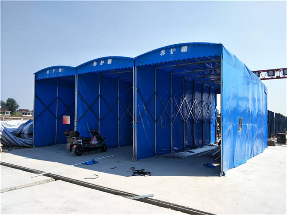 伸缩雨棚地摊移动遮阳篷遮雨棚仓库储物遮雨棚遮阳挡雨