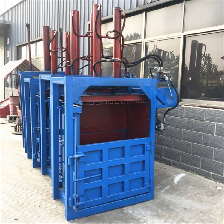 衣服压缩打包机废布皮革边角料压包机塑料瓶压缩机