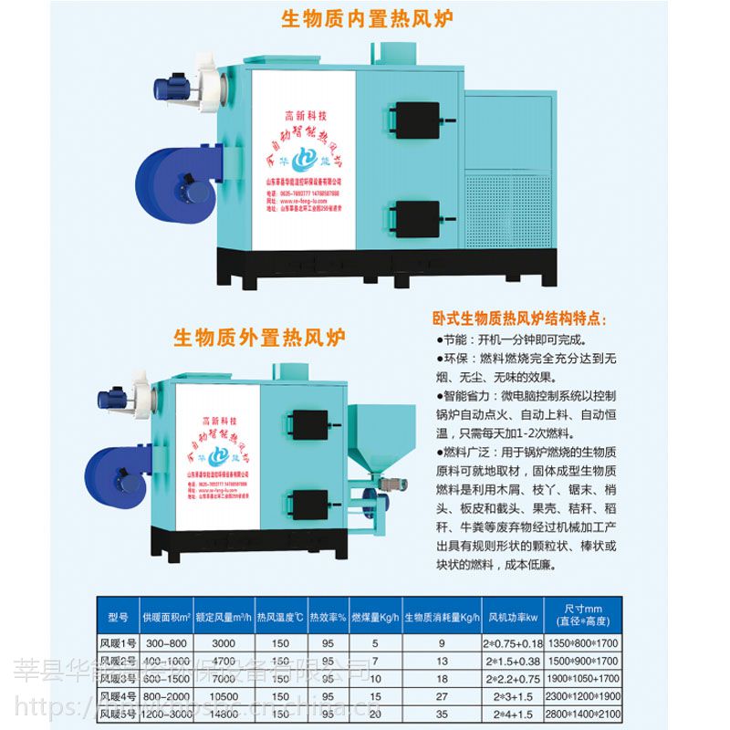 燃煤生物质颗粒卧式热风炉养猪鸡鸭苗育雏暖风炉食品药材烘干炉子