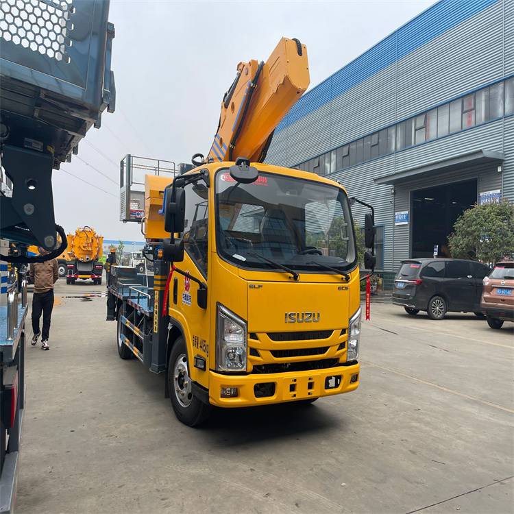 哈萨克斯坦高空车出口 31米五十铃高空作业车订制出口