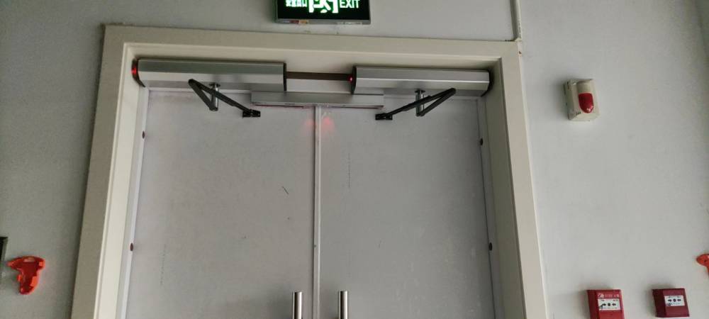 单元门自动关门装置医用门感应自动开门机 平开门电机消防门禁系统