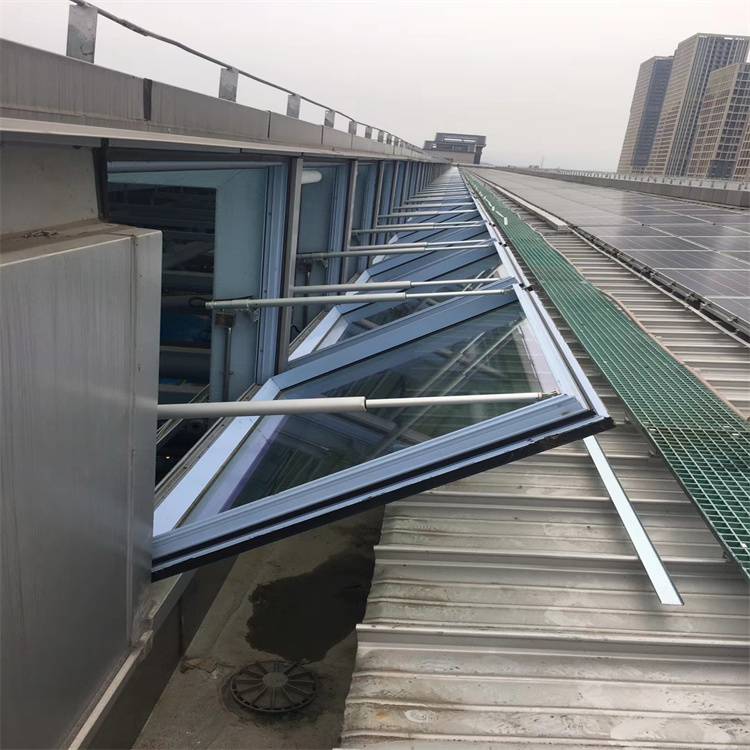 工业车间用电动天窗 玻璃房平移窗加厚材质放心使用