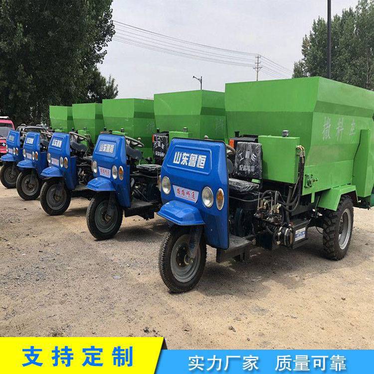 自走式撒料车 海晟 双面投料机 牛羊圈自动添料车规格齐全