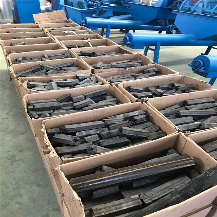 果木制炭机树枝杂木粉碎制棒机组机制木炭机全套设备