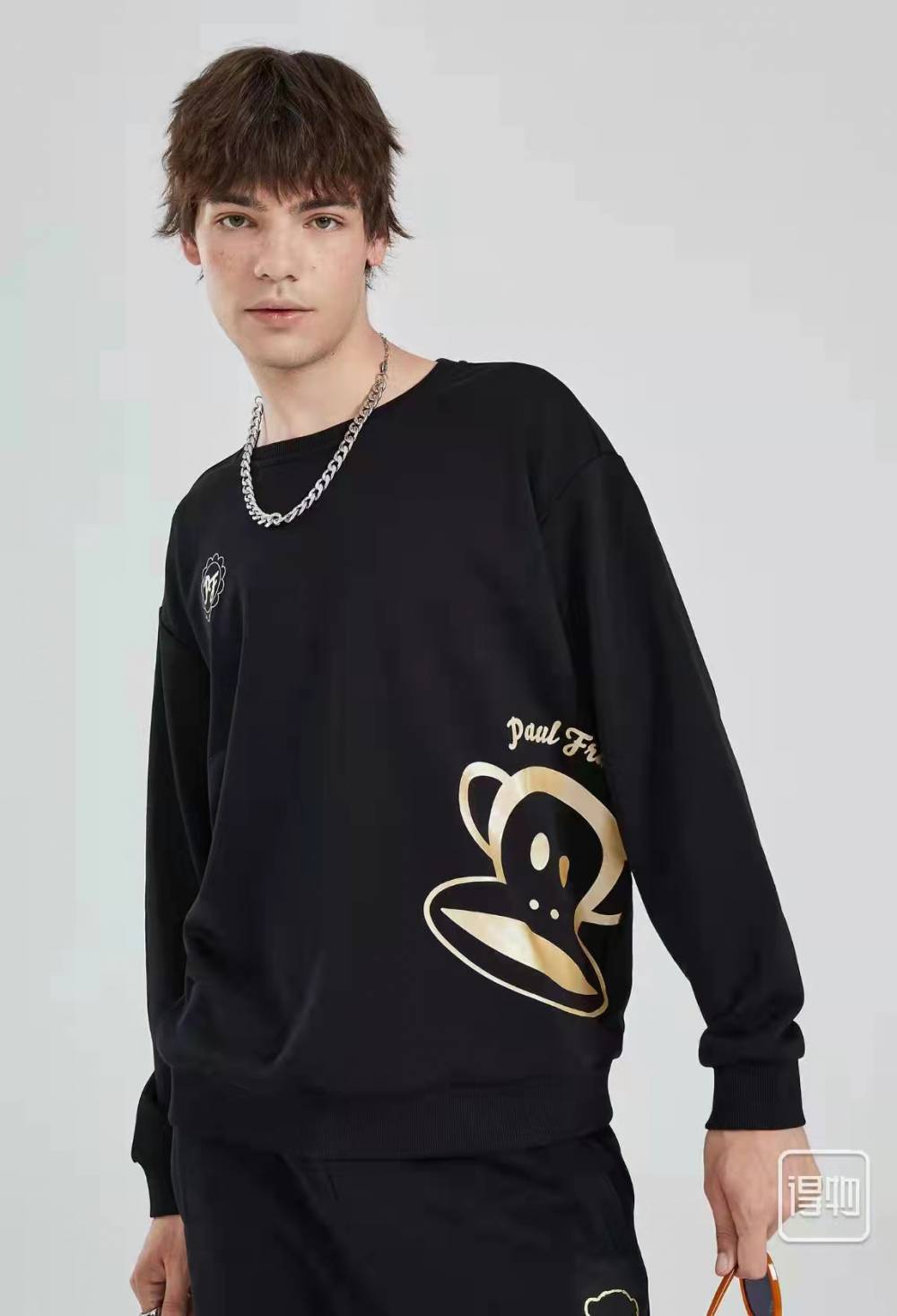 paulfrank大嘴猴女装连帽时尚中性卫衣品牌折扣库存服装批发市场