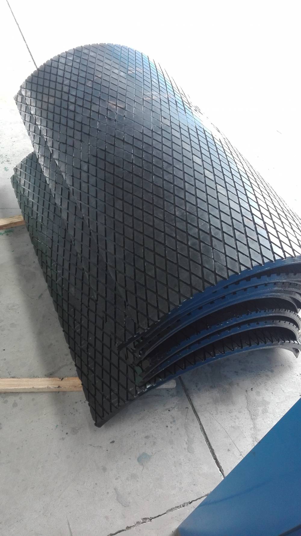 德邦科技螺栓式瓦壳包胶dbwk2滚筒包胶