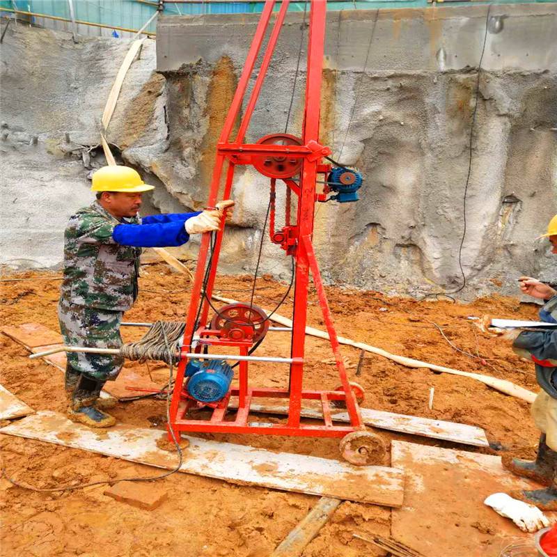 融翔供应轻型动力地基钎探机10kg电动轻便触探机