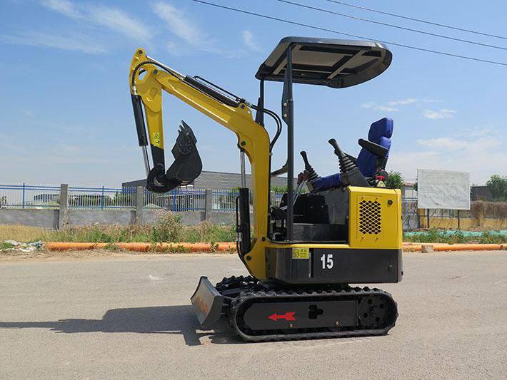 混凝土路面破碎小型挖掘机履带式挖槽机旱厕改造10型挖掘机
