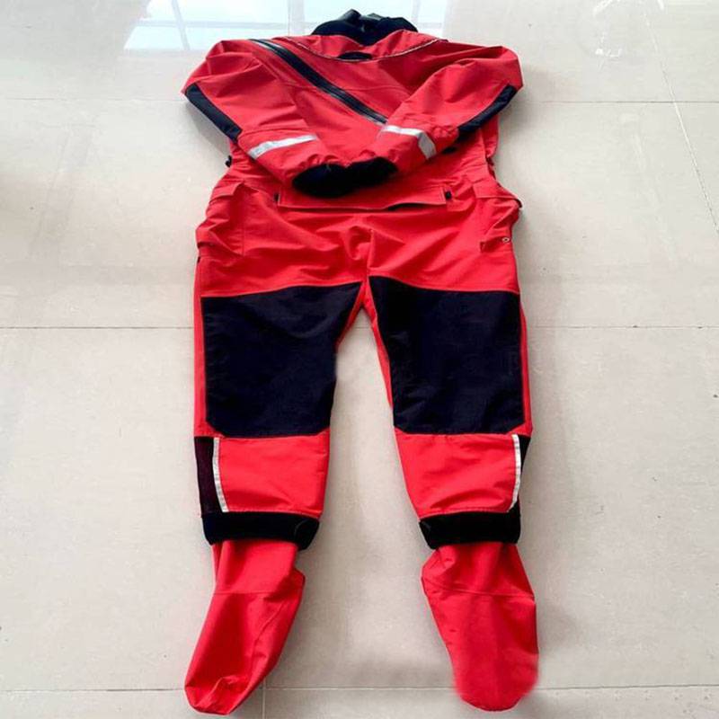 全密封海洋救援服消防水域救生服连体式干式救援服水上救生防护服