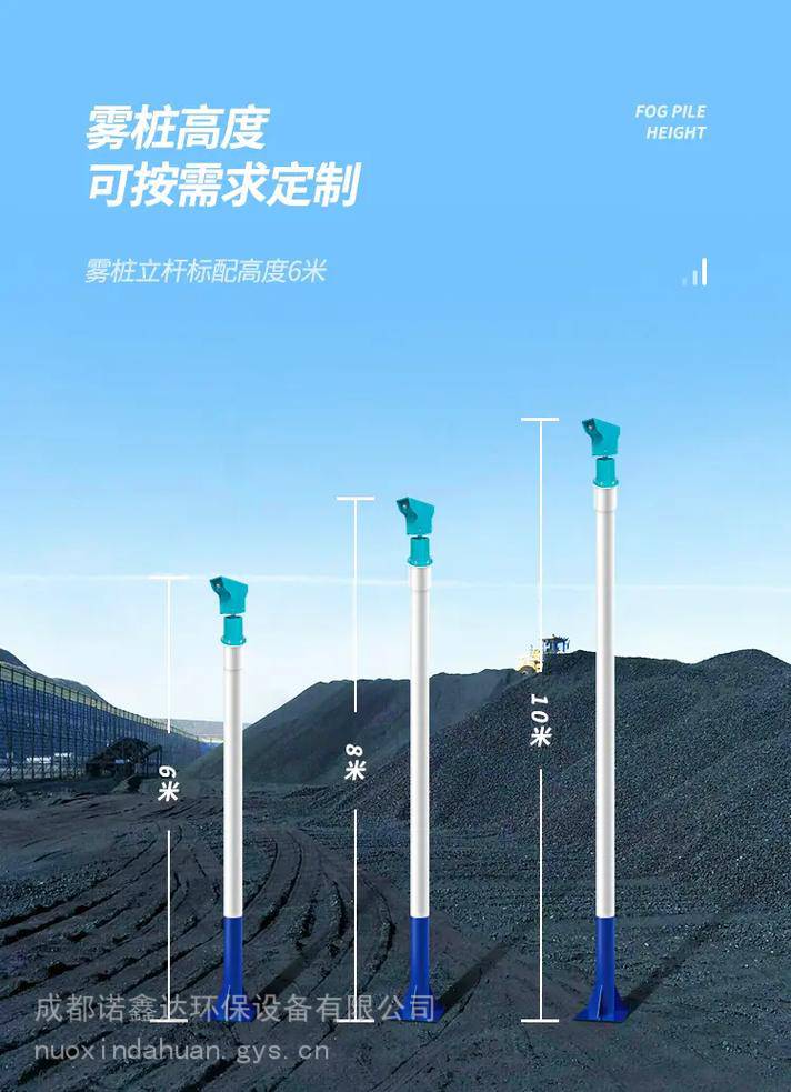 黔南立柱喷雾NXD雾桩高压降尘设备一站式货源