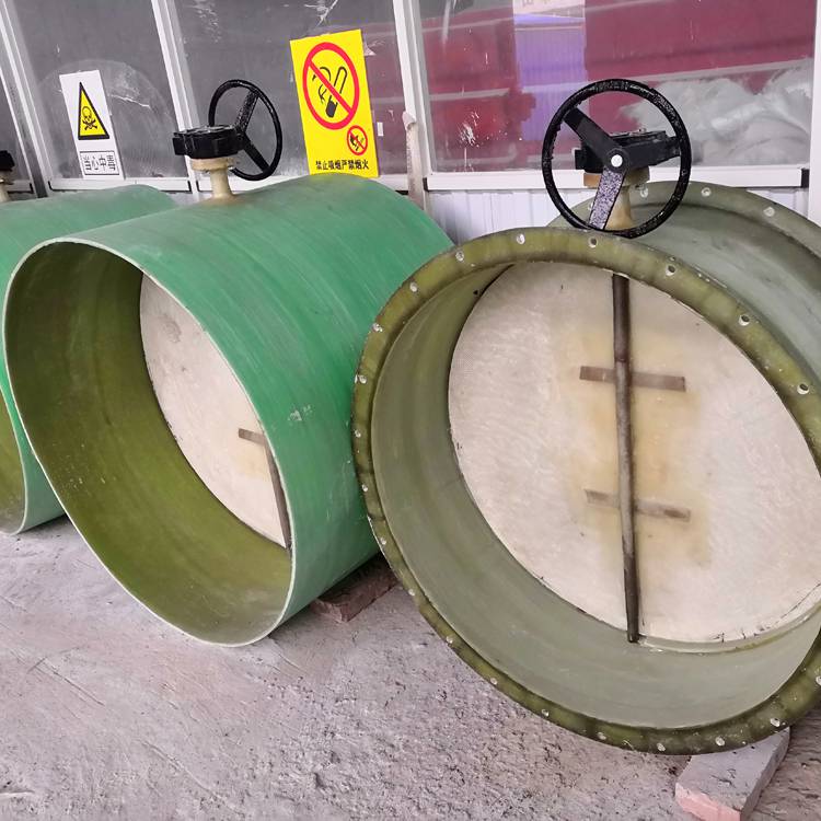 玻璃钢风管手动涡轮调节阀frp防腐玻璃钢法兰变径大小头