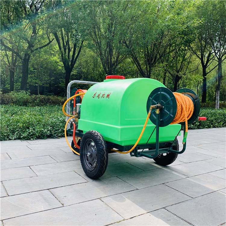 300l汽油推车式消毒机 学校操场防疫喷雾器 园林杀虫四轮打药机