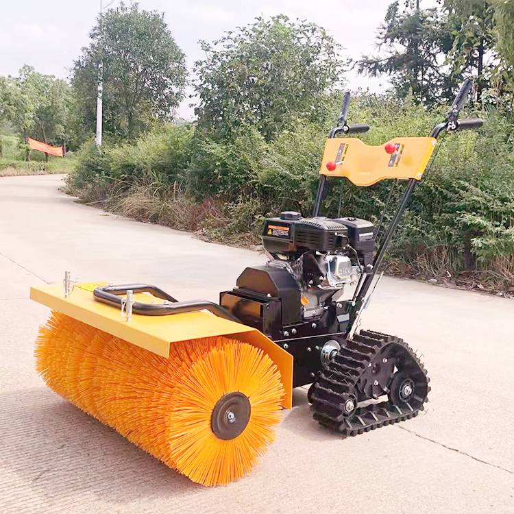 小型手推式扫雪机15马力铲雪机手扶式除雪机清雪设备 视频介绍 中国供应商