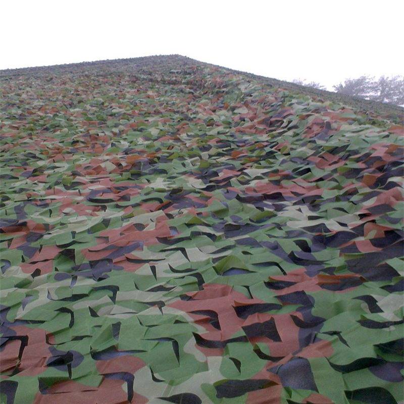 黄色沙漠迷彩网绿色丛林装饰网涤纶伪装网