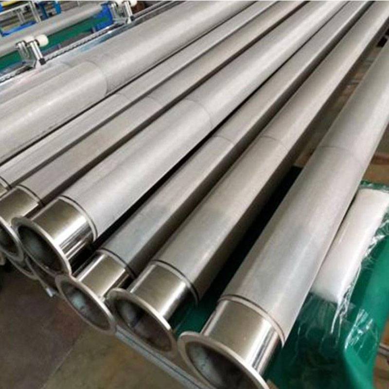 国海高温除尘不锈钢滤筒煤气净化过滤2米金属滤袋